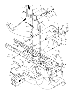 Part Location Diagram of MU1X106 Briggs and Stratton Bolt, Hex
